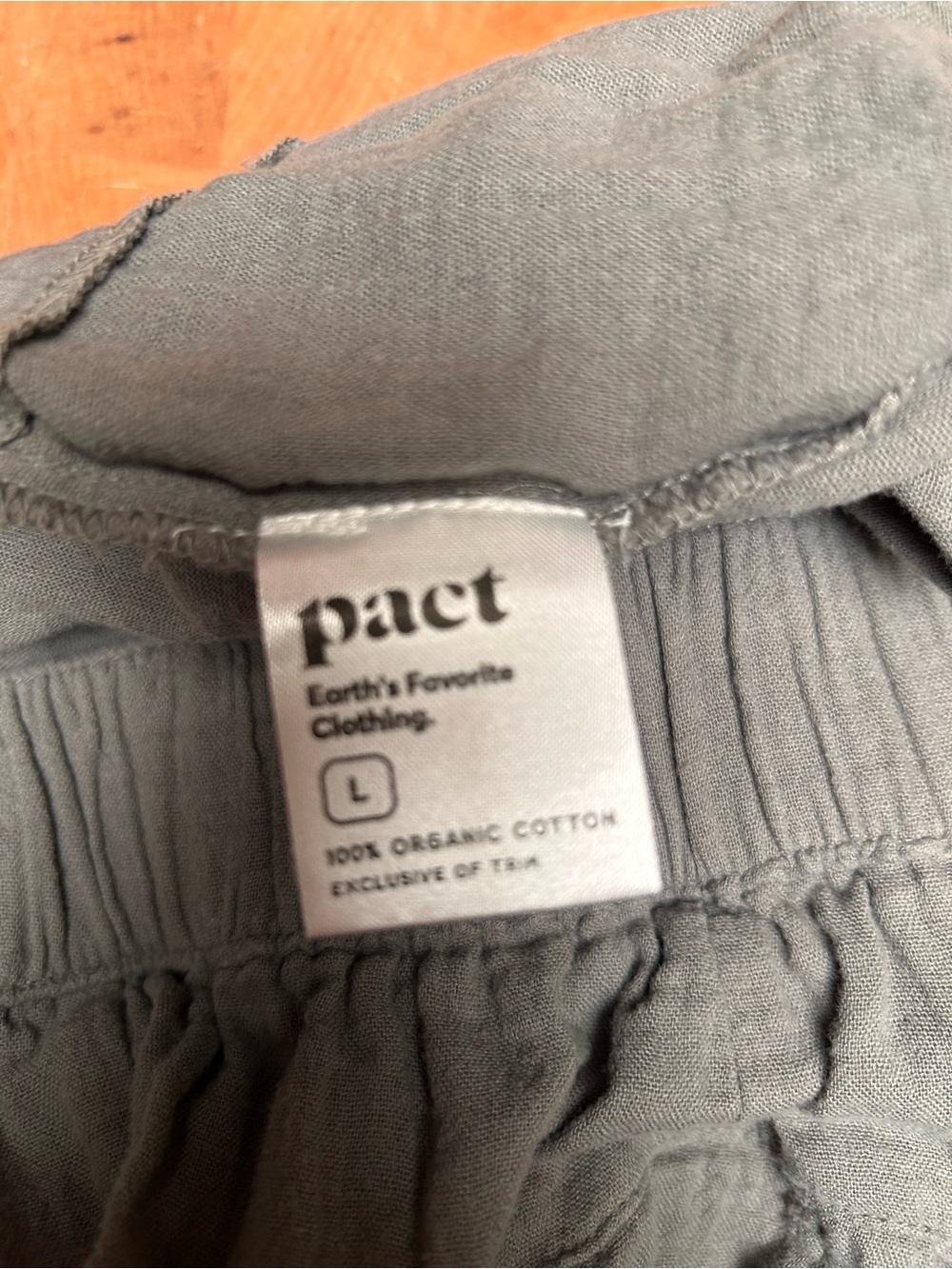 Organic Coastal Double Gauze Tapered Pull-On Pant - Picture 5 of 6